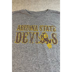 Original Retro Brand Arizona State Sun Devils Shirt Mens L Gray Tri Blend ASU