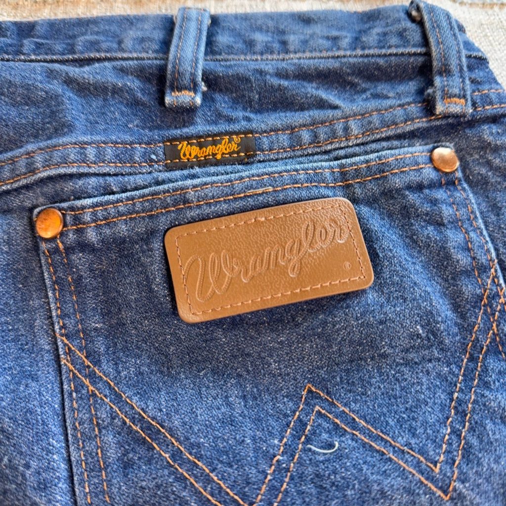 Wrangler 13MWZ Cowboy Cut Jeans Men’s 34x36 Blue Denim Original Fit Western Alt