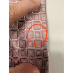 Donald J. Trump Signature Collection Pink Geometric Silk Tie Luxury Power Tie