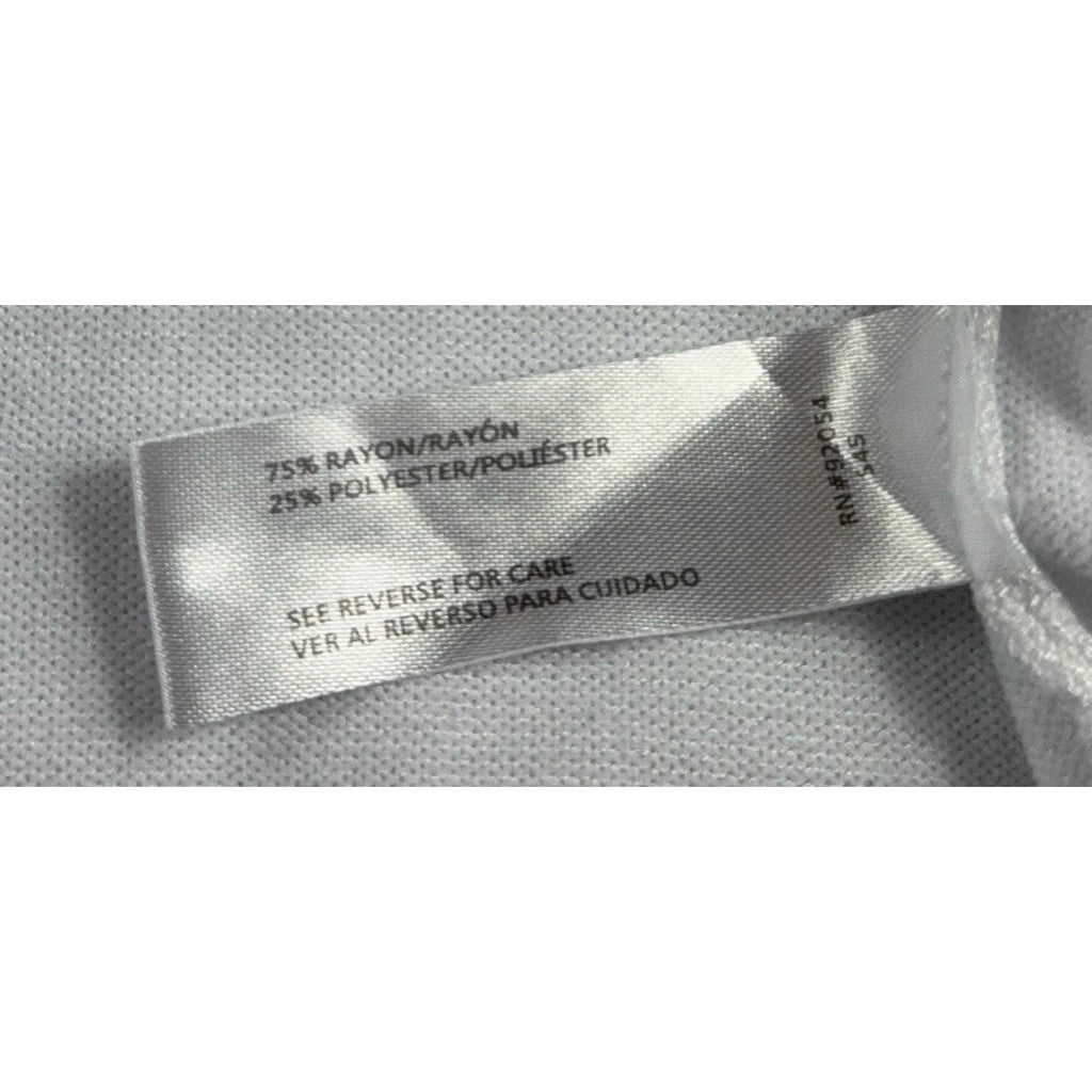 Carolyn Taylor Cardigan XL White Open Front Long Sleeve Cable Trim Rayon Blend