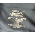 Dickies Temp Control Work Shirt Men 2XL Navy Short Sleeve Button Up 2X