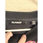 XLARGE Tim Comix 2022 Crewneck Sweatshirt Black Small Japan Streetwear