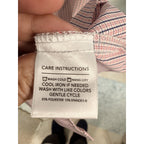 Mizzen+Main Mens M Trim Fit Red Blue Check Performance Stretch Wrinkle Free