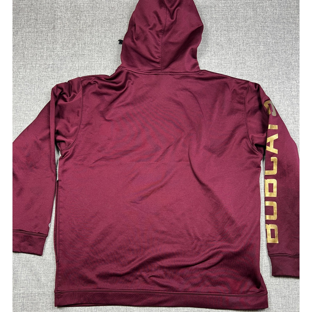 Champion Texas State Bobcats Hoodie Men's XL Maroon Gold NCAA Spellout