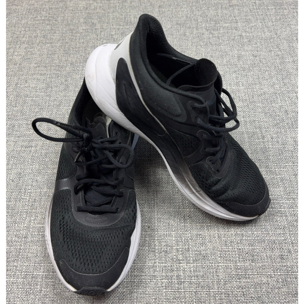 lululemon Blissfeel Run Sneakers — Women’s 7.5, Black/White, Fair Condition