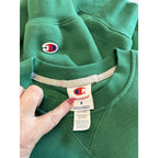 Champion Crewneck Sweatshirt Womens Small Green USA Athletic Embroidered Logo