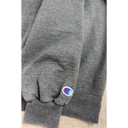 Champion UCO University Central Oklahoma Hoodie Mens M Gray Chenille Logo Pullov