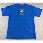 Vintage Y2K Rey Mysterio WWE T Shirt Mens M Blue Wrestling 619 Graphic Tee