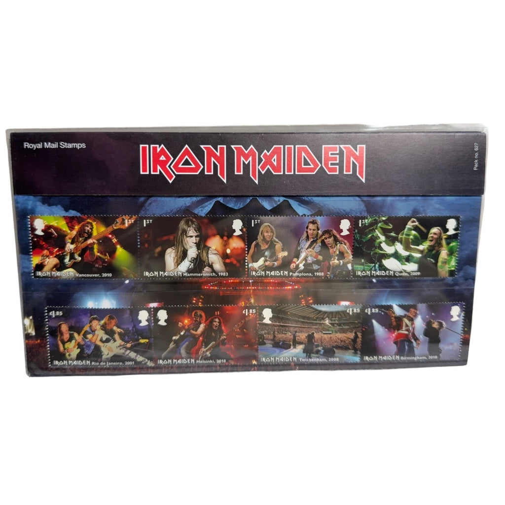 2023 Royal Mail Iron Maiden 12 Stamp Presentation Pack 627 Mint MNH
