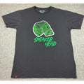 Bleecker & Mercer Sneaker Head T Shirt Mens 2X Black Skull Shoe Graphic