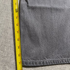 Kikwear Rushmore Jeans Mens 33x30 Gray Baggy Wide Leg Y2K Rave Skater Denim