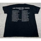 Los Tigres del Norte Siempre Contigo Tour 2024 T-Shirt Men’s L Black