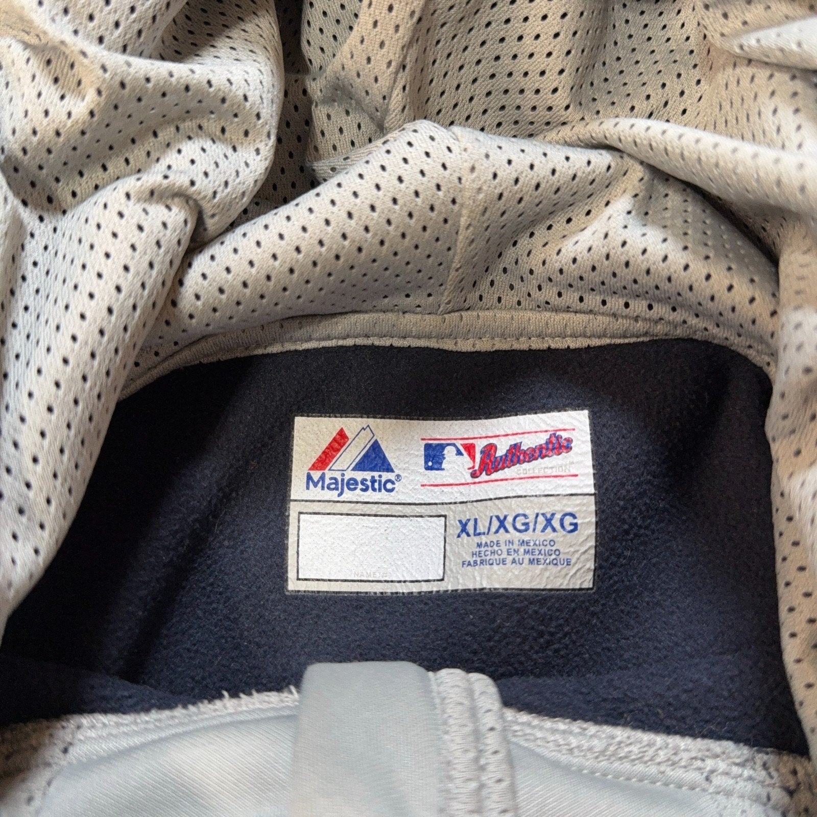 Detroit Tigers Majestic Authentic Collection 1/4 Zip Hoodie XL 2014 MLB