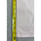 WHBM Skimmer Pants Womens 8 Blush Pink Cargo Skinny Ankle Zip Utility