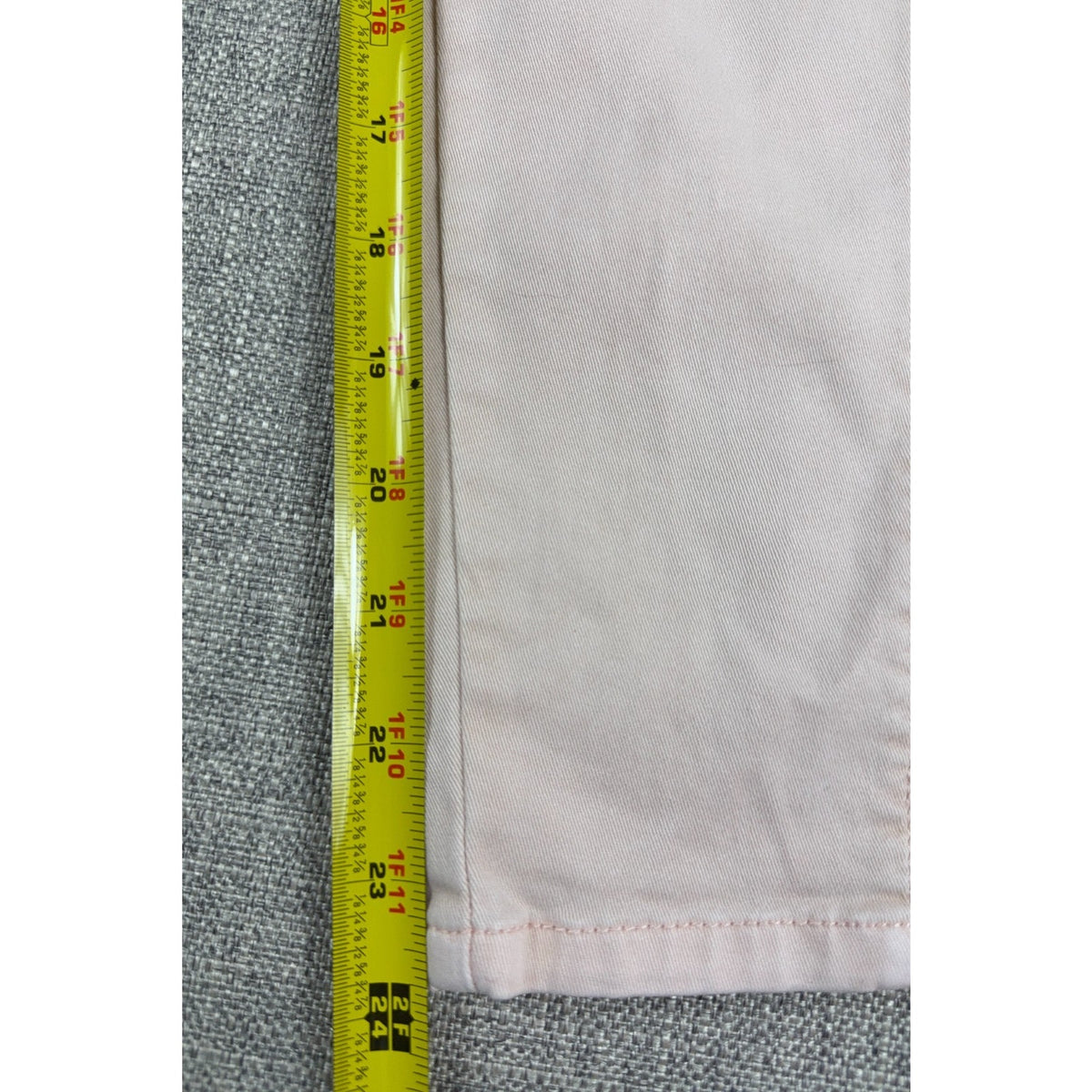 WHBM Skimmer Pants Womens 8 Blush Pink Cargo Skinny Ankle Zip Utility