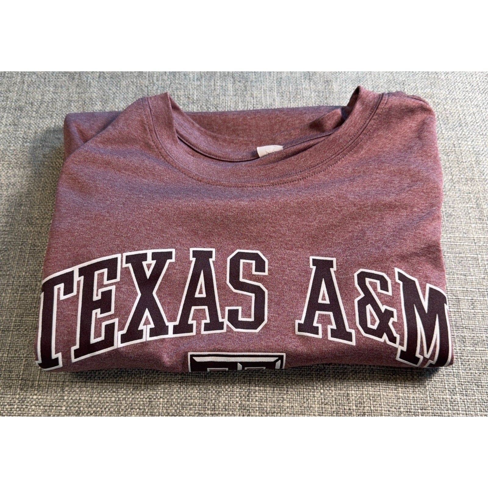 Texas A&M Aggies Shirt Adult Small Maroon Long Sleeve Performance NCAA College