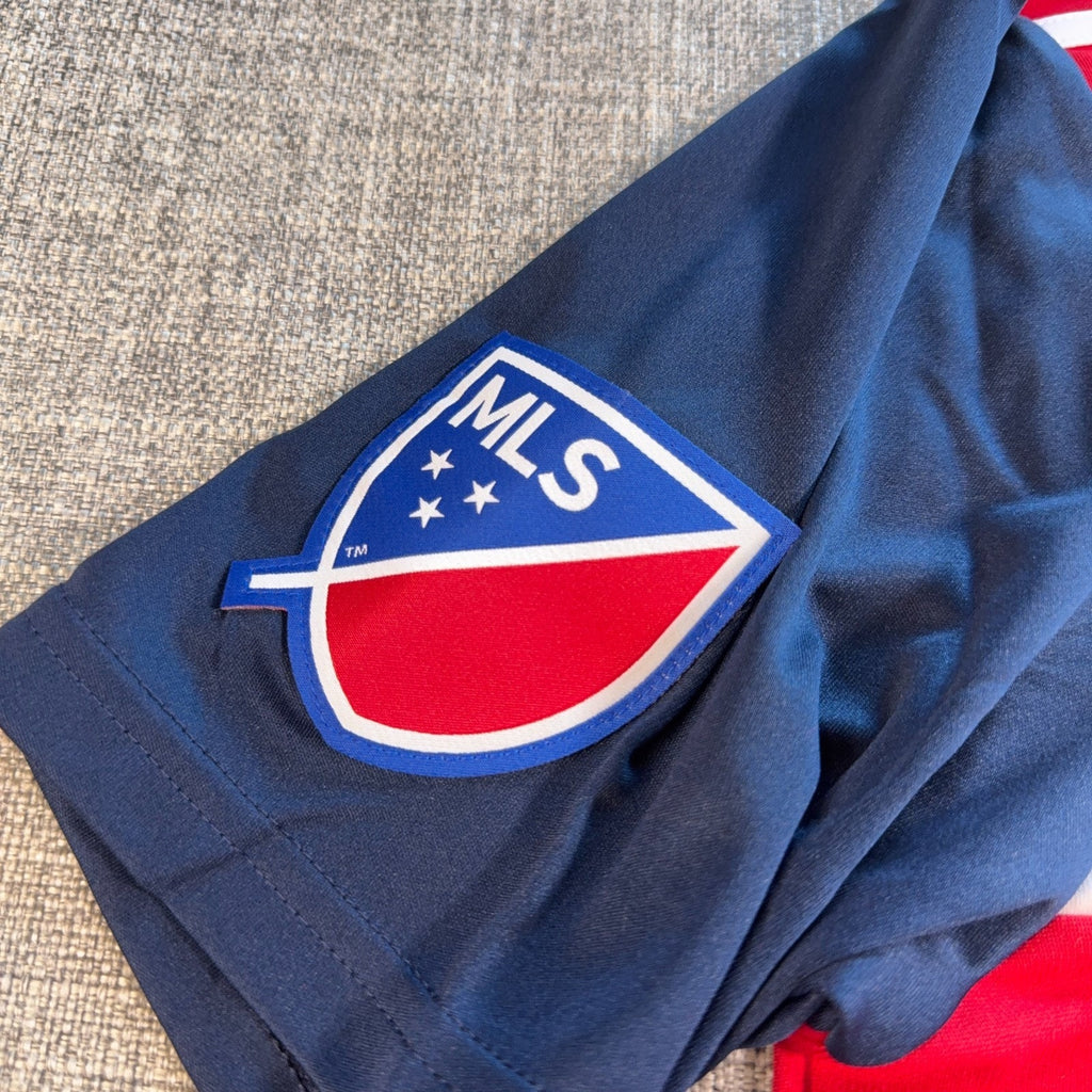 NWT FC Dallas Adidas Jersey Men’s Small MLS AdvoCare Climalite Soccer Shirt Red