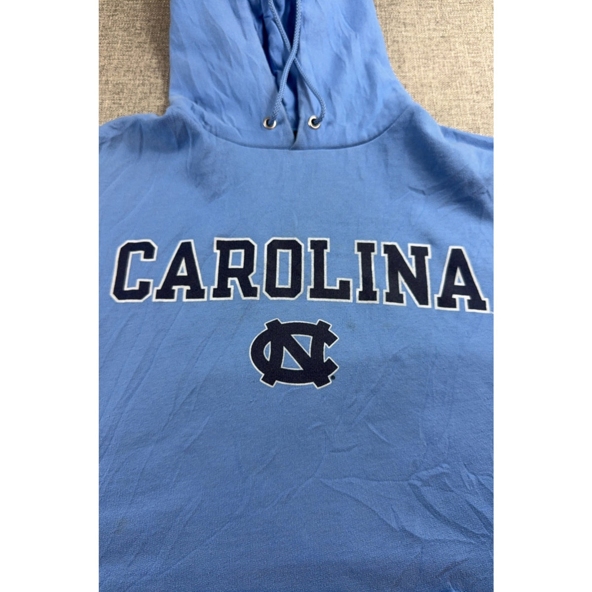 Champion UNC Tar Heels Hoodie Mens Large Carolina Blue Pullover NCAA College