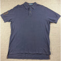 Polo Ralph Lauren Polo Shirt Mens Large Faded Navy RLC 38 Number 3 Rugby