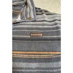 Cinch Fleece Pullover Mens S Southwestern Stripe Snap Neck Western Ranch