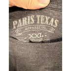 el Jefe Graphic T Shirt XXL Paris Texas Apparel Co Gray Yellow Mens Tee