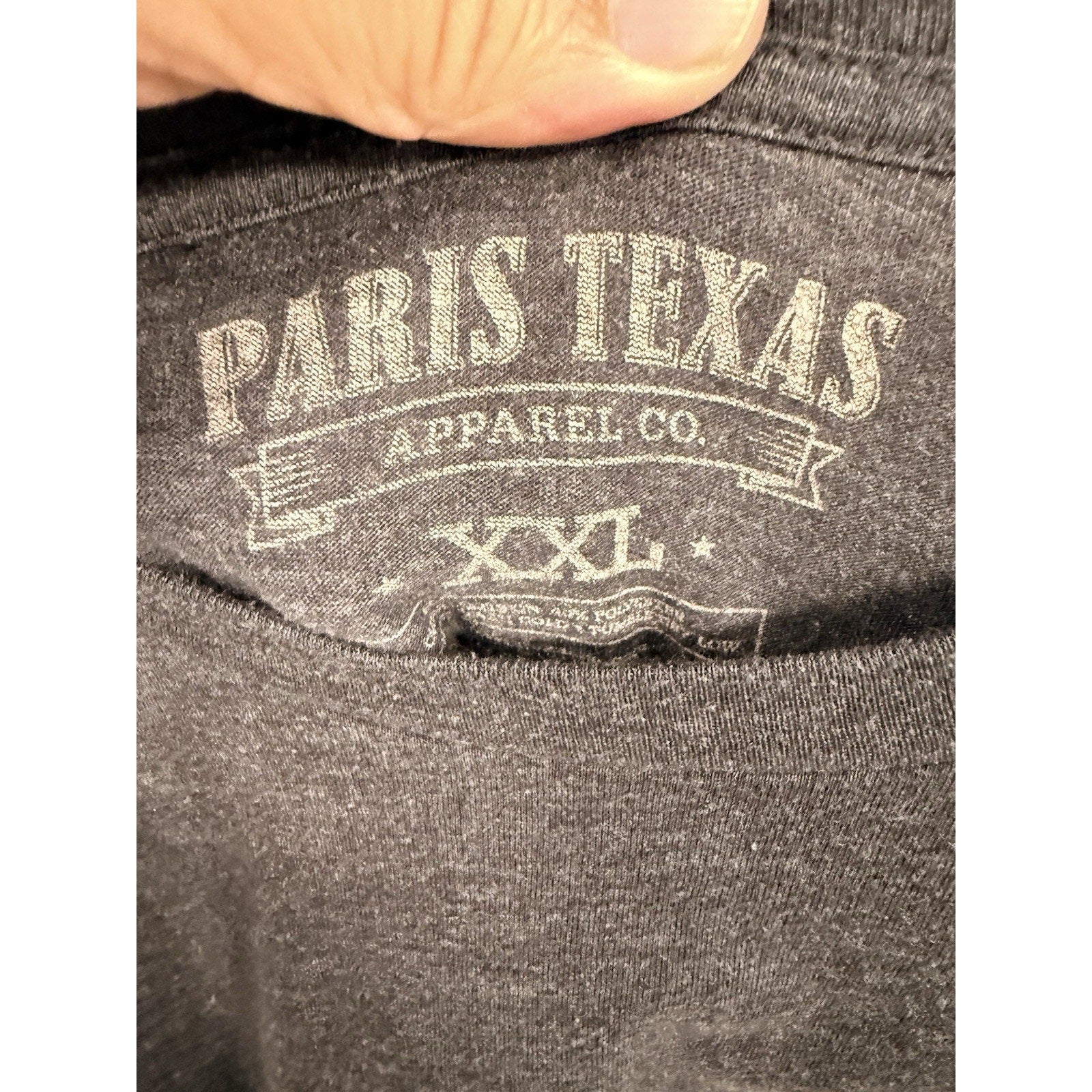 el Jefe Graphic T Shirt XXL Paris Texas Apparel Co Gray Yellow Mens Tee