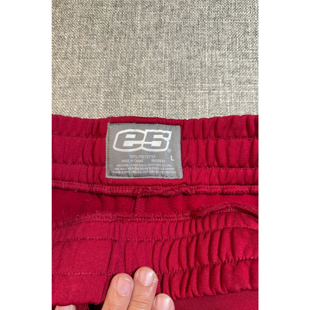Alabama Crimson Tide Track Pants Adult L Red E5 Logo Piped Athletic NCAA