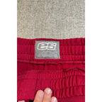 Alabama Crimson Tide Track Pants Adult L Red E5 Logo Piped Athletic NCAA