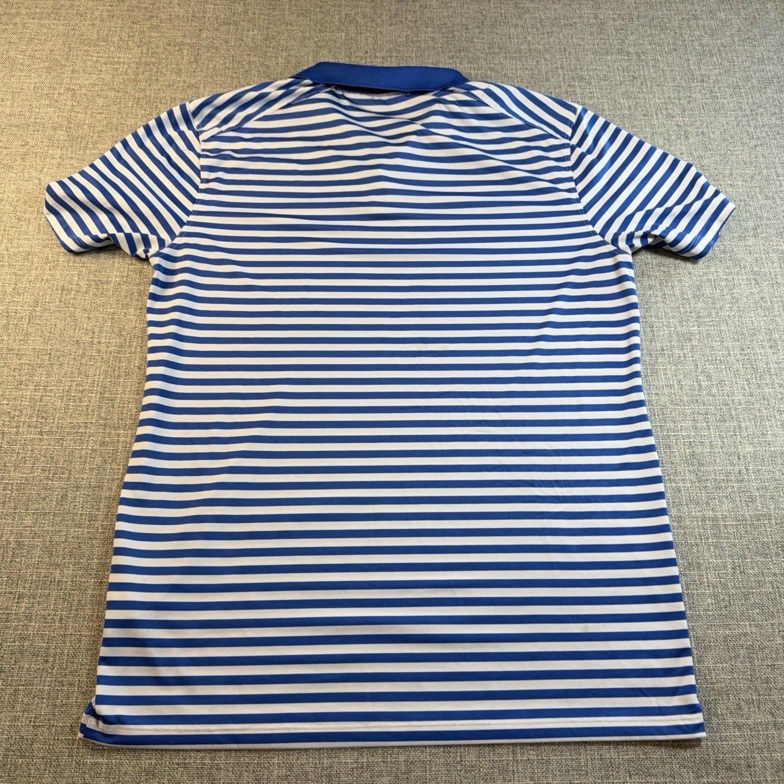 Nike Golf Dri-FIT Victory Stripe Polo 2.0 Men’s M Blue White GM1032