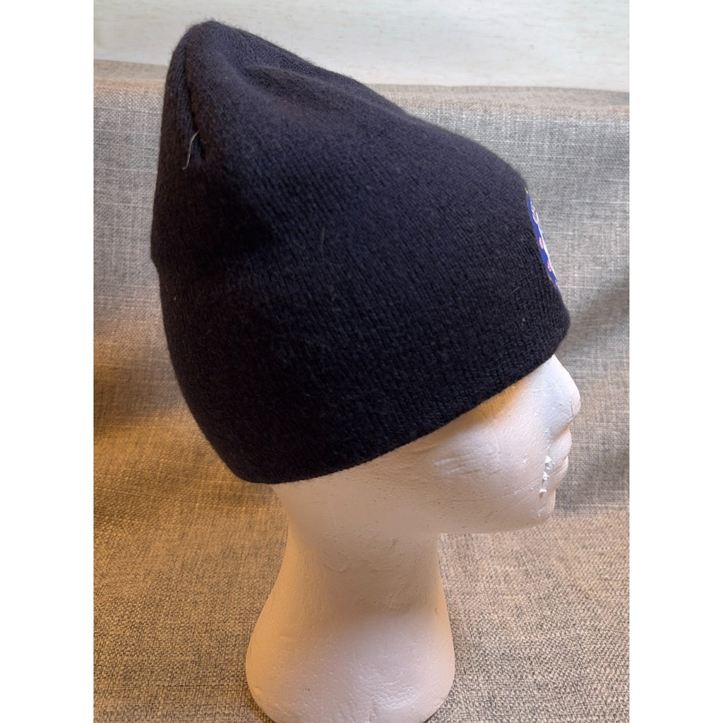 Chelsea FC Beanie Hat Navy Blue Embroidered Crest Official Licensed Soccer EPL