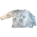 Pink Rose Womens XL Blue Gray Tie Dye Oversized Sweatshirt Crewneck Pullover