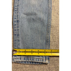 Zara Mens Jeans 31 Light Wash Slim Straight Cropped Ankle Denim 26.5 Inseam