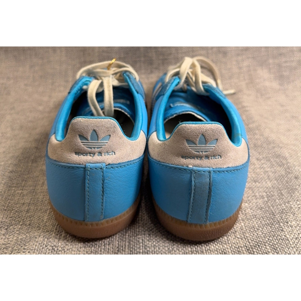 adidas x Sporty & Rich Samba OG Blue Rush IE6975 Men 6.5 Women 7.5
