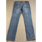 Madewell Mens Slim Jeans 33x32 Blue Distressed Medium Wash Denim Pants