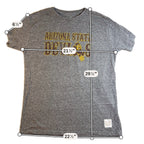 Original Retro Brand Arizona State Sun Devils Shirt Mens L Gray Tri Blend ASU