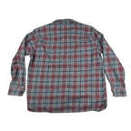 The North Face Men’s XL Plaid Flannel Shirt Burgundy Black Button Up Outdoor