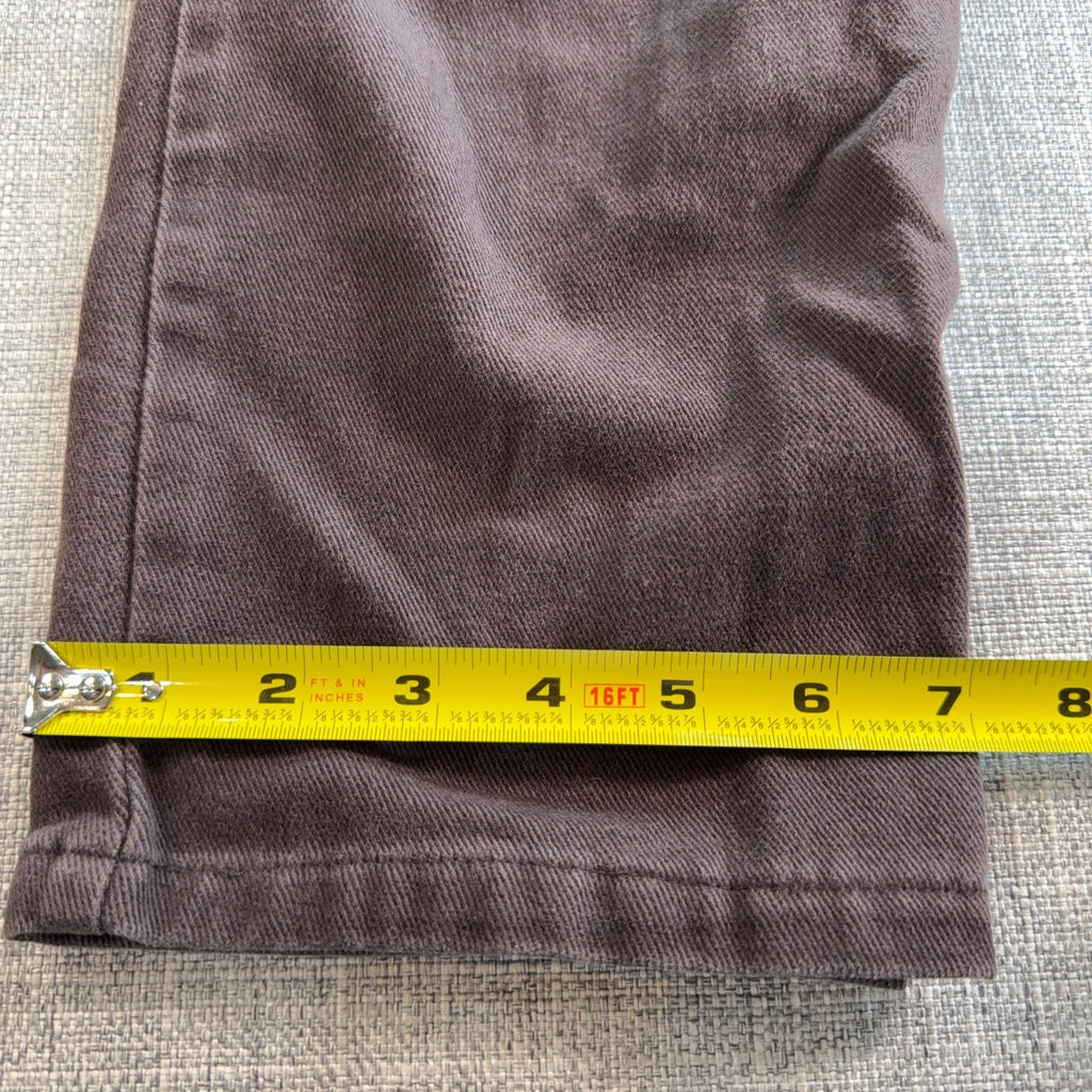 Tommy Hilfiger Mens Jeans 32x26 Brown Straight Leg Paisley Pocket Y2K