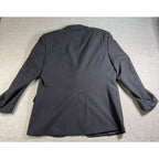 Bernhard Altmann Blazer Mens 42R Charcoal Gray Pinstripe Wool Blend Suit Jacket