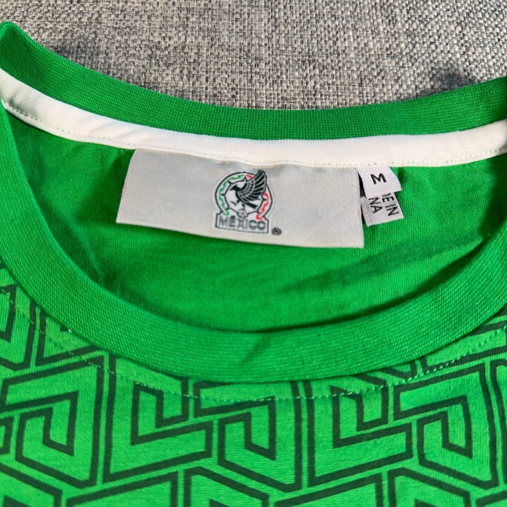 Mexico National Team Soccer Shirt Mens Medium NWT Green Red Futbol Fan Tee