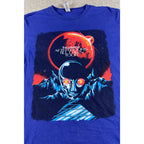 The Weeknd After Hours Til Dawn Tour 2022 T Shirt Blue Gildan Medium Double Side