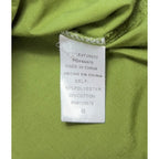 Entro Womens M Olive Green Embroidered Peasant Blouse Balloon Sleeve Boho