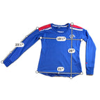 Champion Kansas Jayhawks Women’s L Blue Embroidered Crewneck Sweatshirt KU