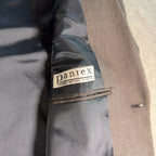 Cortefiel Cantex Wool Cashmere Sport Coat Mens 42R Brown Plaid Blazer Italy