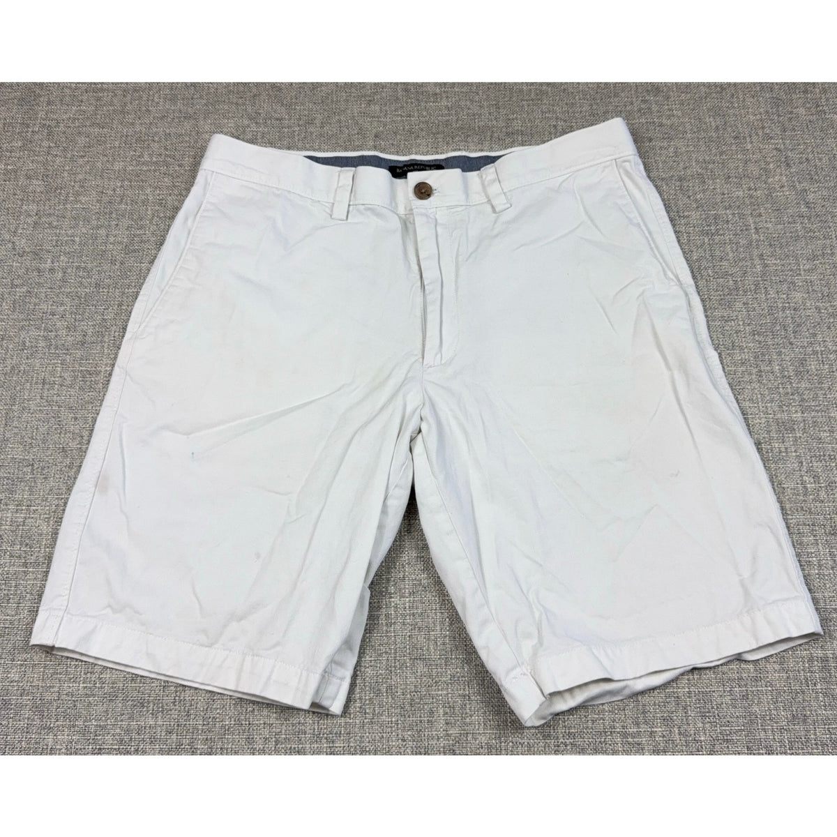 Banana Republic Shorts Lot 3 Men's Size 33 Aiden White Yellow Khaki Bundle