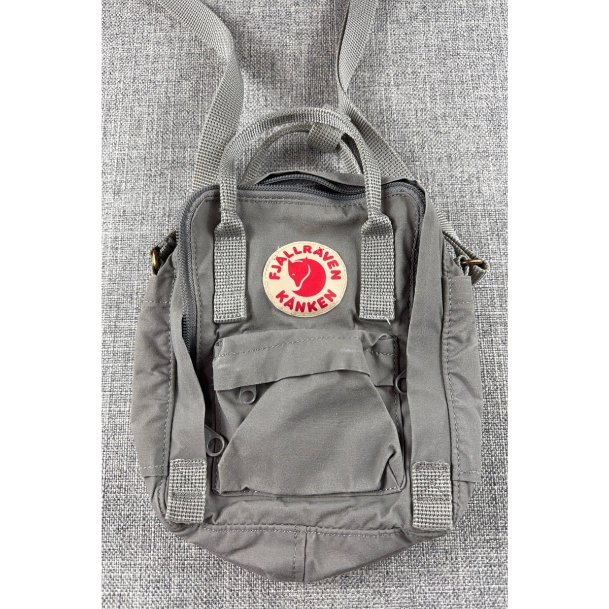 Fjallraven Kanken Sling Bag 23797 Fog Gray Crossbody Mini Backpack Purse