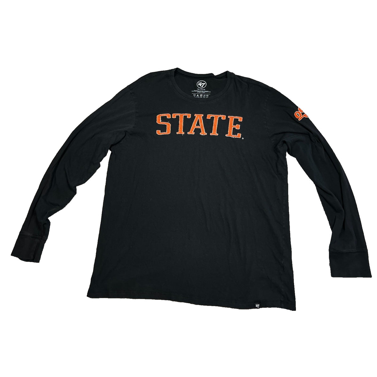 '47 Oklahoma State Cowboys Long Sleeve Shirt Men's XXL Black OSU NCAA