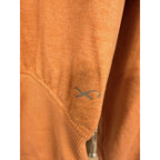 Freely Cropped Long Sleeve Top Womens Medium Orange Athleisure Lightweight