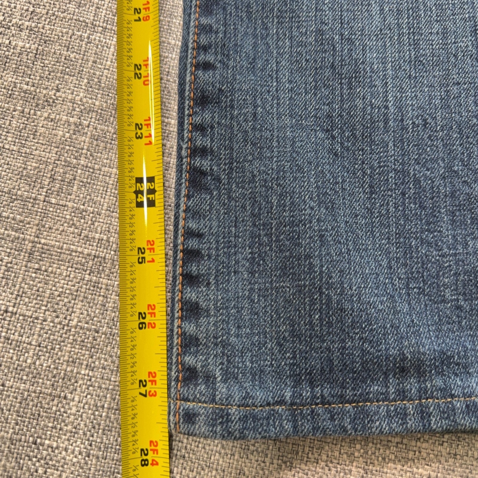Seven7 Premium Jeans Womens 31 Tall Bootcut Y2K 37.5 Inseam Embroidered