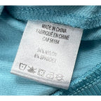 B Draddy Mens XXL Golf Quarter Zip Pullover Aqua Blue Performance Pockets