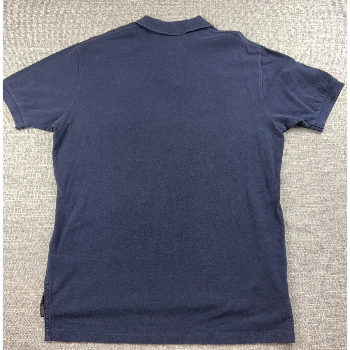 Polo Ralph Lauren Polo Shirt Mens Large Faded Navy RLC 38 Number 3 Rugby